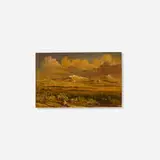 Paisaje by José María Velasco Gómez Obregón, 1908, oil on postcard, sold Apr 2026