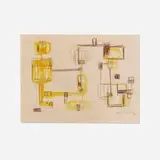 Zilia Sánchez Domínguez, Untitled, watercolor and colored pencil on paper