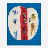 Emerson Woelffer, White Mirror and Hands, 1964, oil and acrylic on canvas