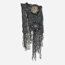 Moffat Takadiwa, Understandable Language, 2018, found plastic keyboard keys, fishing line
