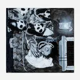 Brianna Rose Brooks, Untitled, 2019, spray paint and acrylic on canvas