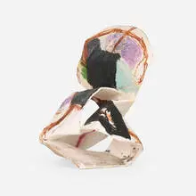 Ernesto Burgos, Inure, 2015, fiberglass, resin, acrylic, spray paint, charcoal, oil and cardboard