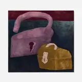 Ginny Casey, Master Lock, 2017, oil on canvas