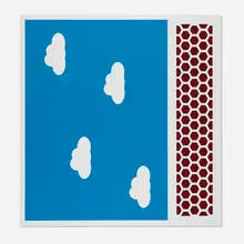 Thomas Wachholz, Holland, 2019, red phosphorus and acrylic on canvas