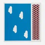 Thomas Wachholz, Holland, 2019, red phosphorus and acrylic on canvas