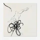 Razvan Boar, My Sculptural Vocabulary, 2013, oil and spray paint on canvas