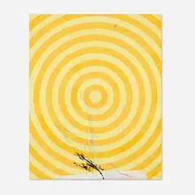 Andrew Brischler, Novacane (Yellow), 2014, colored pencil, graphite, marker and oil on panel
