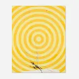 Andrew Brischler, Novacane (Yellow), 2014, colored pencil, graphite, marker and oil on panel