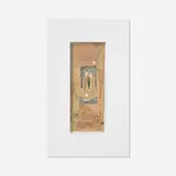 Madeline O'Connor, Untitled (from the Hummingbird Series), 1989, painted wood, glass and mixed media assemblage