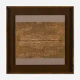 Guy Williams, Asia #14 (Stations of the Square), 1989, cork, paper and mixed media on panel in artist's frame