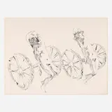 John Altoon, Untitled, c. 1965, ink on illustration board