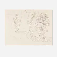John Altoon, Untitled, 1968, ink and colored ink on illustration board