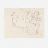 John Altoon, Untitled, 1968, ink and colored ink on illustration board