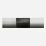 Hiroshi Sugimoto, Tyrrhenian Sea, Amalfi; Ionian Sea, Santa Cesarea; Aegean Sea, Pilion (three works from the Time Exposed portfolio), 1990, offset lithograph on Mitsubishi Real Art Both Sides and mounted to Peach Kent
