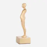 attribution Ernest Trova, Study/Falling Man, c. 1964, polished bronze