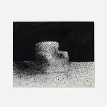 John Lees, Chair, 1974, chalk ink on paper