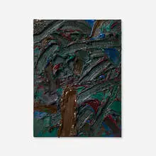 James Hayward, Chromachord #18, 1998, oil on canvas over panel