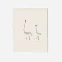 Marcel Dzama, the bird criminal world, 1997, ink on paper