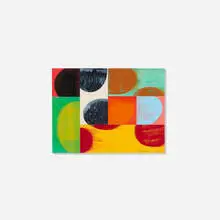 Untitled by Charles Arnoldi, 2002, gouache on collaged paper, sold Apr 2026