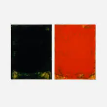 Robert Kelly, Tantra XV (diptych), 1999, oil and mixed media on canvas