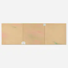 Joe Goode, Untitled, 1969, oil on canvas in three parts