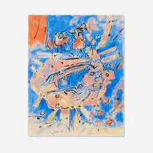 Lee Mullican, Untitled, 1959, oil on paper