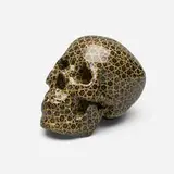 Andisheh Avini, Untitled (Khatam Skull), 2006, marquetry on plastic skull