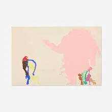Monique Prieto, Untitled, 2001, acrylic on canvas