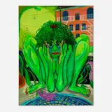 Skye Volmar, Frog Princess, 2020, oil and acrylic on canvas