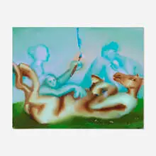 Elizabeth Glaessner, Birth, 2021, oil on canvas