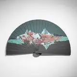 Yehudit Sasportas, Fan #1, 2004, acrylic on wood construction