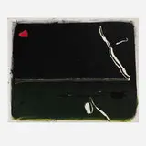 Adja Yunkers, 3:30 AM in the Palace for Thalia Selz, 1972, oil on canvas board with collage