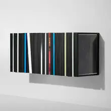 Matthias Bitzer, Phosphor Notes (The Shoals' Archives II), 2014, one block of fifty mixed media pieces