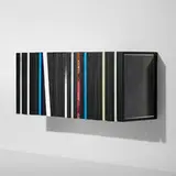 Matthias Bitzer, Phosphor Notes (The Shoals' Archives II), 2014, one block of fifty mixed media pieces