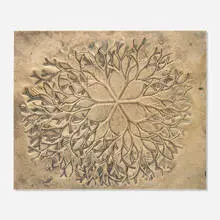 Ruth Asawa, Untitled (Flower), 1979, cast bronze relief