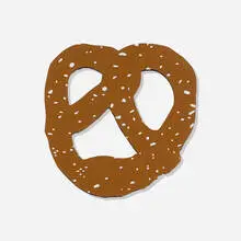 N.Y.C. Pretzel by Claes Oldenburg, 1994, screenprint in colors on cardboard, sold Jun 2026