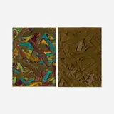 James Hayward, Abstract Diptych #50