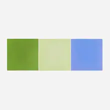 Anne Appleby, Gentian June 18 (triptych), 2016, oil and wax on panel