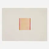 Callum Innes, Quinacridone Magenta/Bismouth Yellow, 2011, watercolor on paper