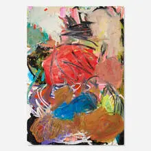 Anke Weyer, Plow, 2016, oil on canvas