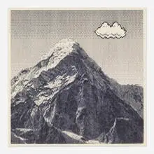 Arno Beck, Untitled (Mountain), 2021, typewriter ink on paper