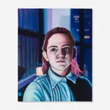 Alannah Farrell, Alex at Dusk, 2021, oil, acrylic and flashe on canvas