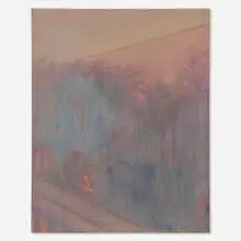Ramiro Hernandez, Pearl Avenue, 2020, oil on canvas