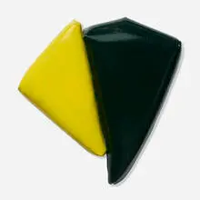 Merrit by Justin Adian, 2015, oil enamel on ester foam and canvas, sold Jun 2026