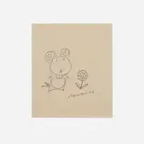 Takashi Murakami, Untitled (DOB and Flower), 2002, ink on paper