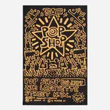 Keith Haring, Pop Shop poster, 1985, lithograph in colors