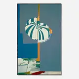 Budd Hopkins, Untitled (Parachute II), 1967, oil on canvas in artist's frame