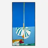 Budd Hopkins, Untitled (Parachute I), 1967, oil on canvas in artist's frame
