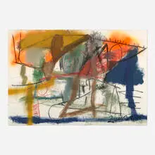William Quigley, Untitled, 1989, acrylic, charcoal, spray paint and graphite on paper