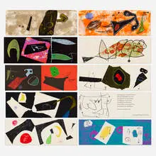Joan Miró, Pénaltiés de l'enfer ou les nouvelles Hebrides, 1974, lithograph in colors